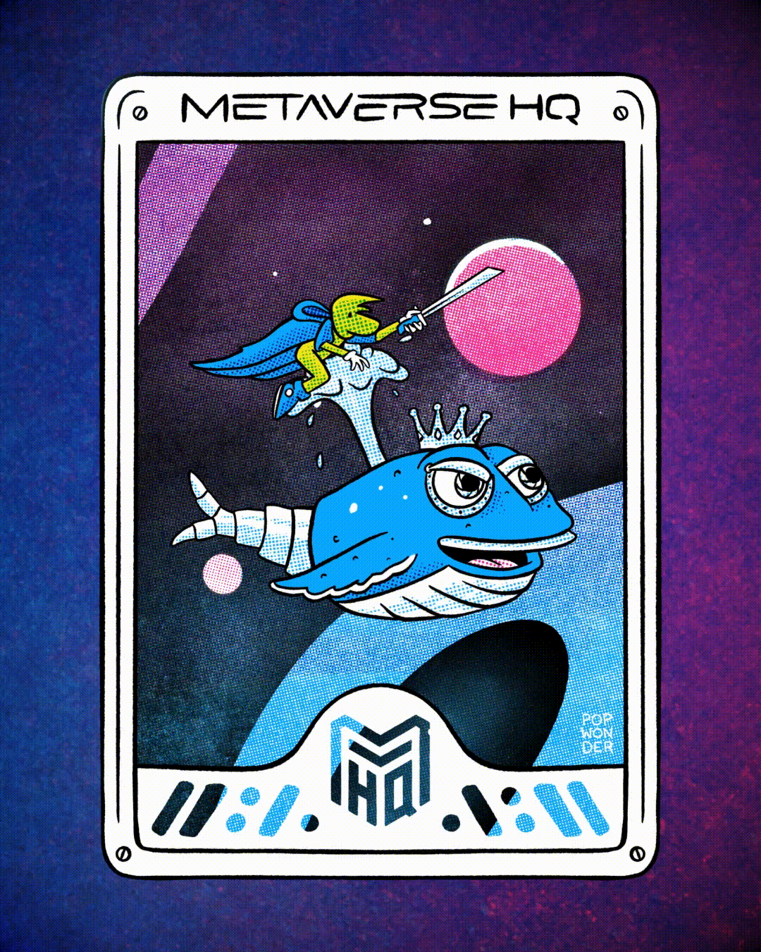 Nft Metaverse HQ Whale Key #1394